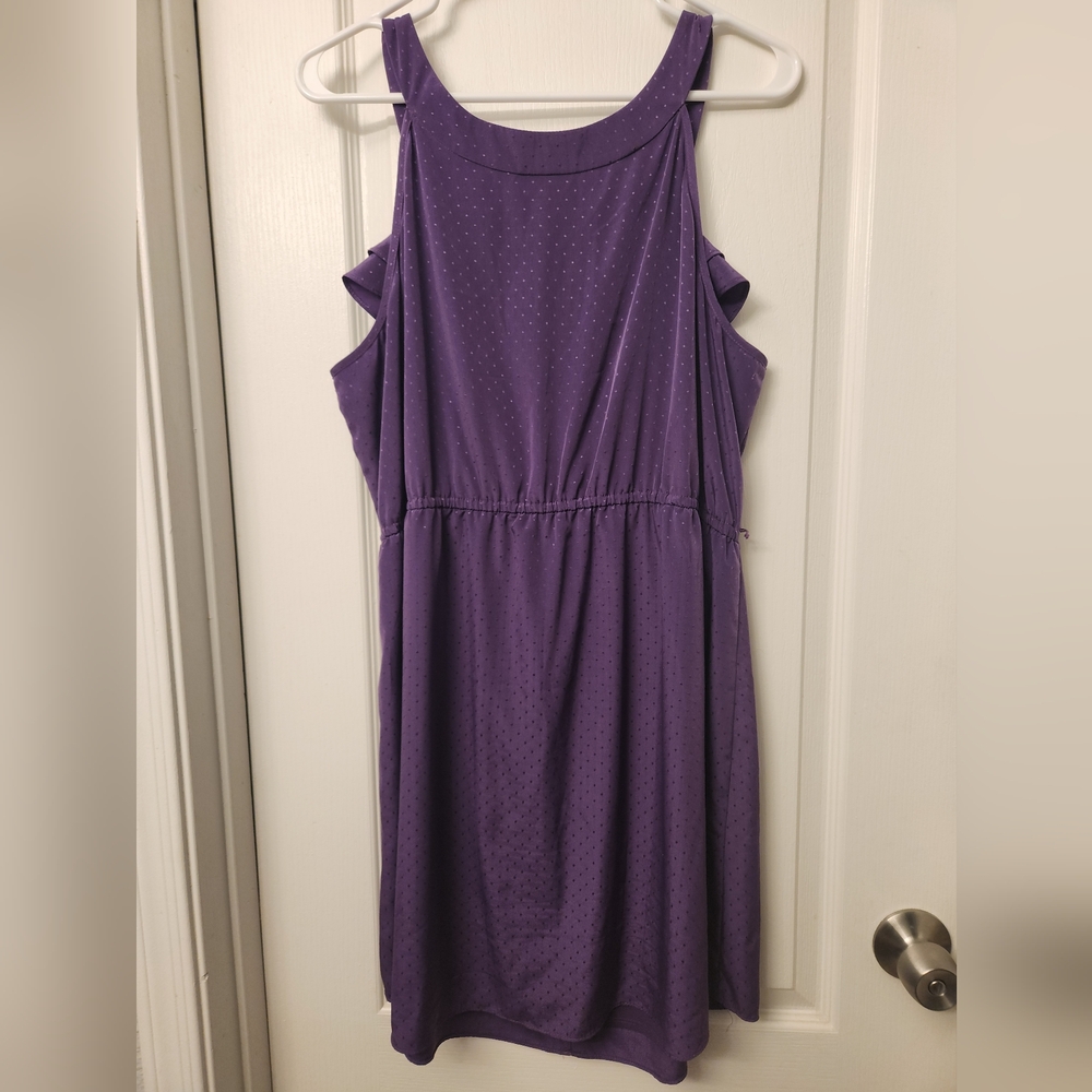 ELLE Purple Ruffle Dress - Picture 2 of 6